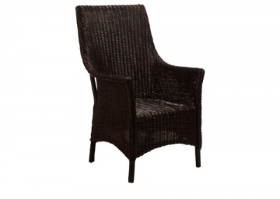 Cane Carver Chair Black